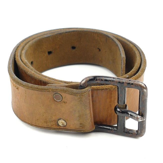 Holland (Dutch Militaria): Dutch M1915 EM's Leather Belt