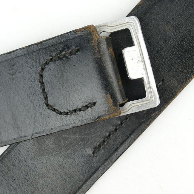 Belts & Buckles: Polizei Leather Belt