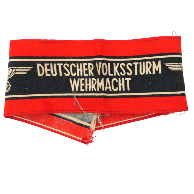 Uniform Insignia: 'Deutscher Volkssturm Wehrmacht' Armband