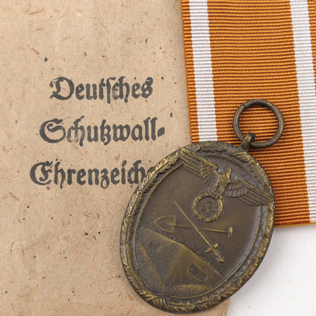 Awards & Medals: Westwall Medal with Pouch