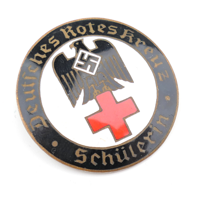 Positive Student Reference Example Lapel Pins / Tinnies: DRK 'Schülerin' Student Nurses' Brooch