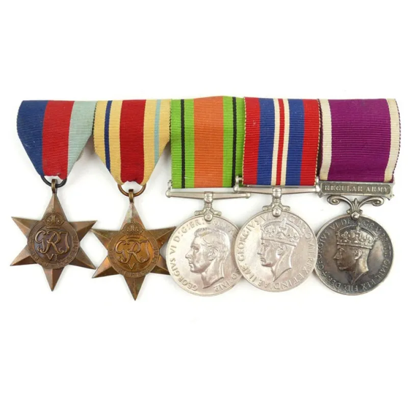 British / Canadian : 5-piece British Medal Bar