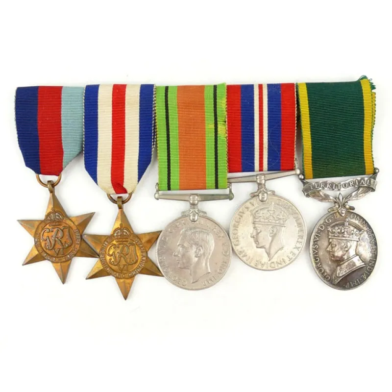 British   Canadian : 5-piece British Medal Bar