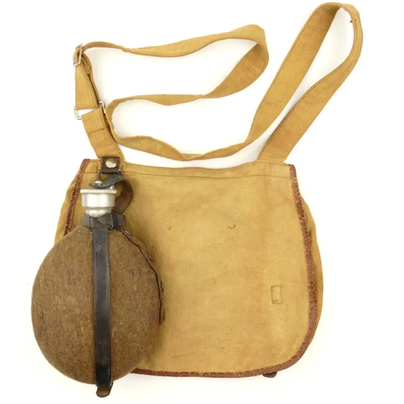 Equipment: Hitler-Jugend Bread Bag & Canteen