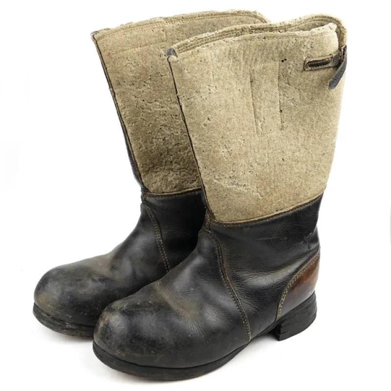 Footwear: Wehrmacht Felt & Leather Winter Boots