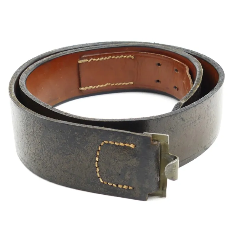 Belts & Buckles: WH (Heer) EM/NCO's Leather Belt