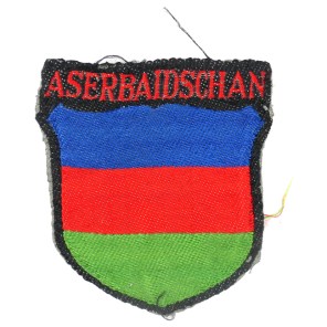 WW2 German Wehrmacht Aserbaidschan Foreign Volunteer Shield
