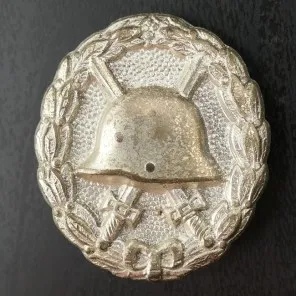 WW1 Wound Badge in silber by Otto Schickle