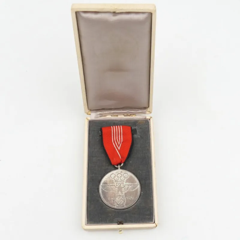 Awards & Medals: Cased Olympia Commemorative Medal