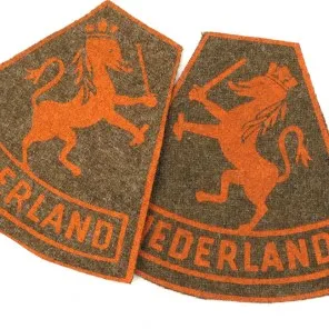 Holland (Dutch Militaria): Dutch 'Nederland' Arm Badges