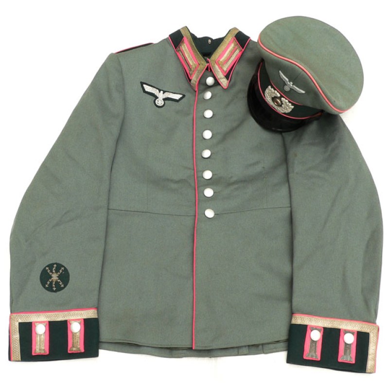 Archive: WH (Heer) Panzer Dress Tunic &amp; Visor Cap