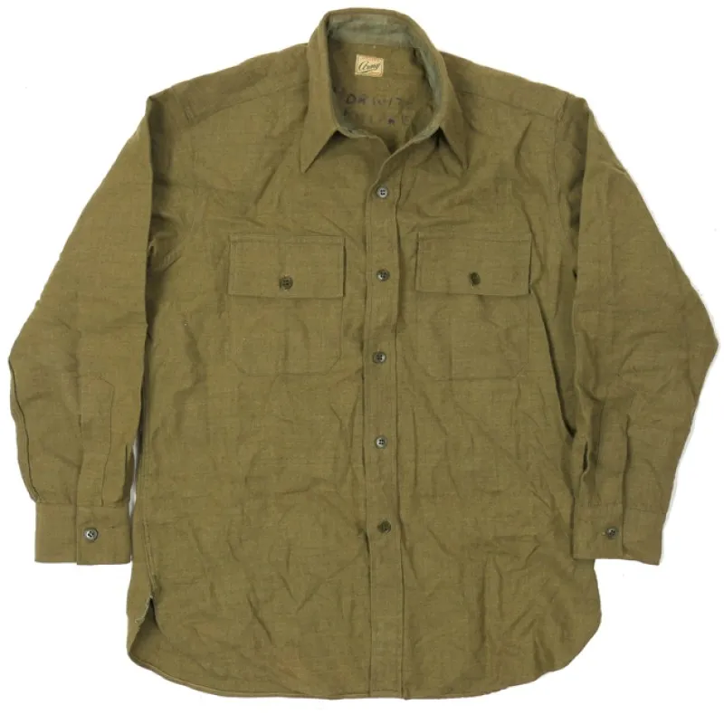 US: WW2 US Army Wool Officers Shirt