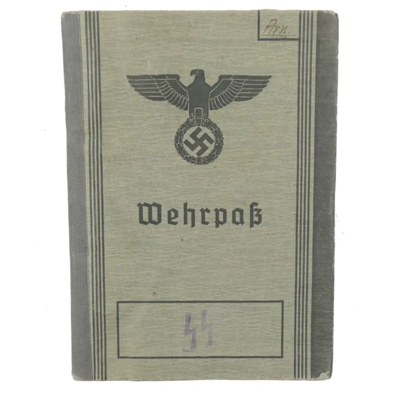 Documents / Passes: Waffen-SS Wehrpaß