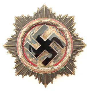 WW1 Wound Badge in silber by Otto Schickle variant shape