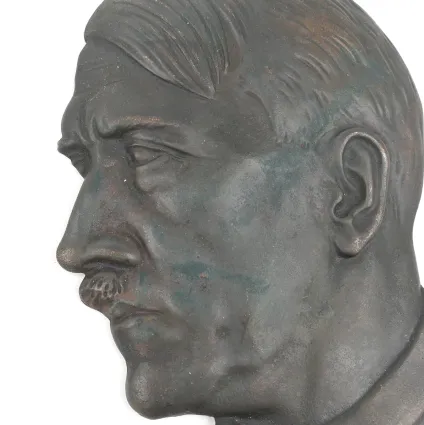 Bronzen wand plakette van 'Adolf Hitler' – afbeelding 2