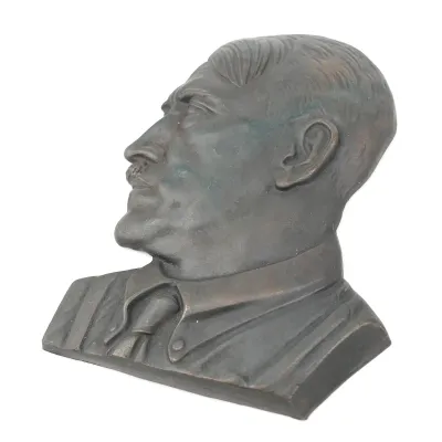 Bronzen wand plakette van 'Adolf Hitler' – afbeelding 3