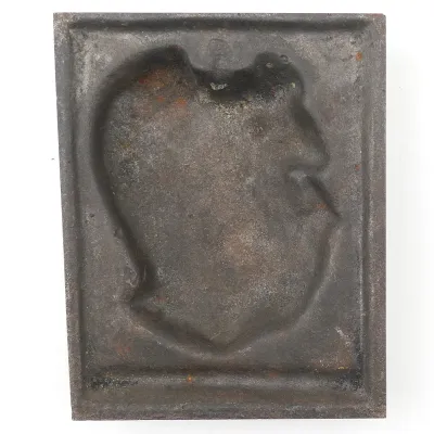 Gietijzeren 'Adolf Hitler' Wandplakette – afbeelding 5