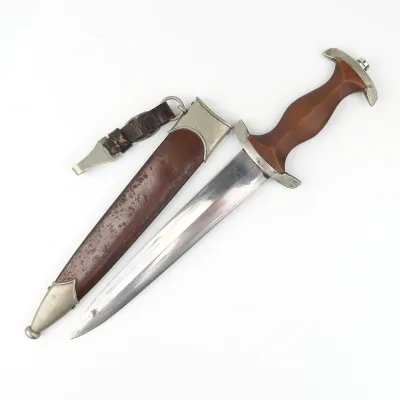 Early SA M33 Dagger 'Gottfr. Hoppe Söhne' with Hangers – image 6