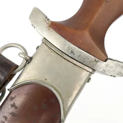 Early SA M33 Dagger 'Gottfr. Hoppe Söhne' with Hangers – image 9