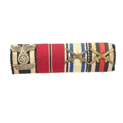 German 4-Piece 'Bandspange' with Repetition Clasp 1939