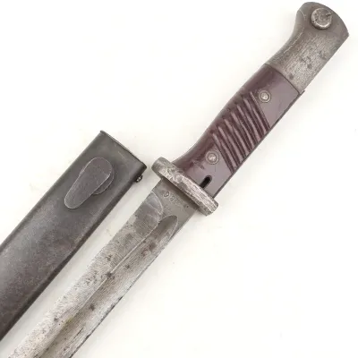 German K98 Combat Bayonet with Riveted grips '44 sgx' – image 3