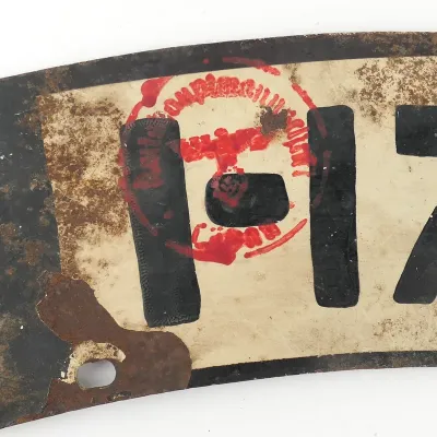 German Motorcycle License Plate 'I-17022' – image 2