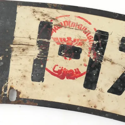 German Motorcycle License Plate 'I-17022' – image 4