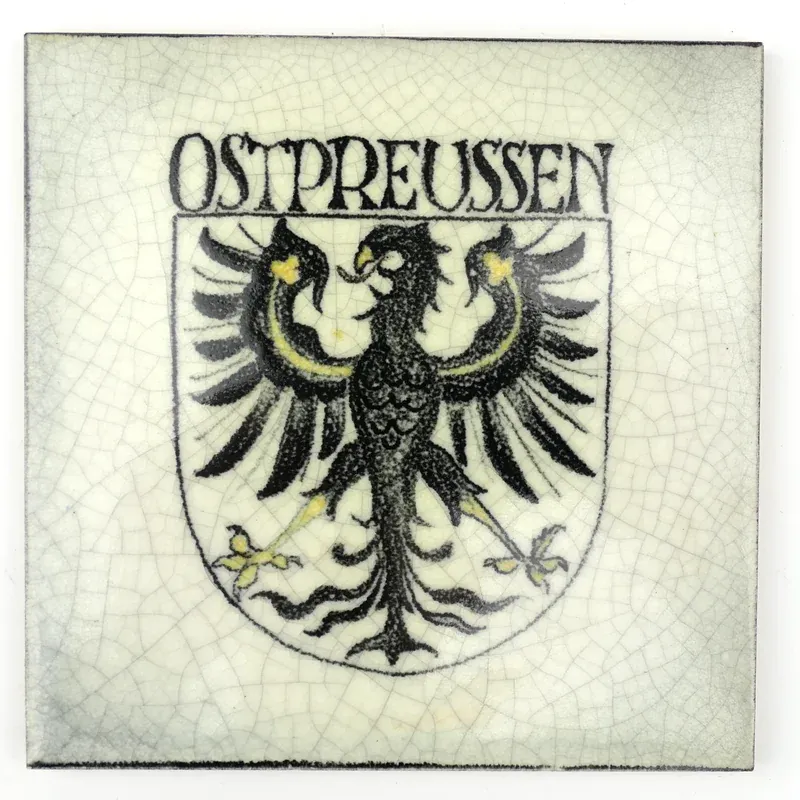 German 'Ostpreussen' Ceramic Tile