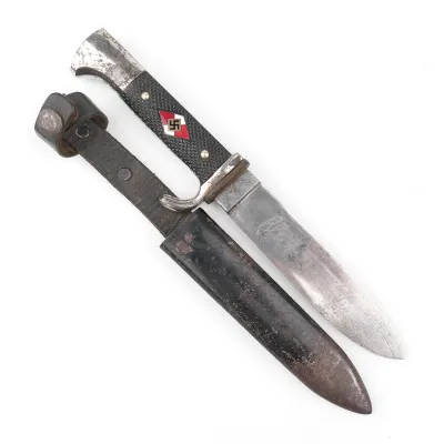 Hitler-Jugend Knife with Motto 'Herbertz & Meurer'