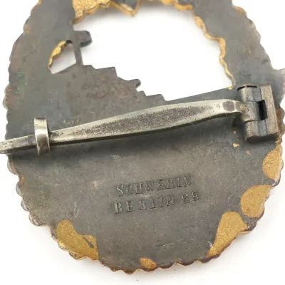 Kriegsmarine Destroyer War Badge - Schwerin – image 5