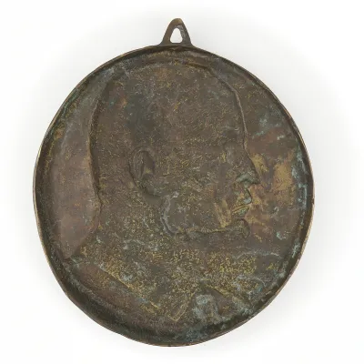 Large Bronze 'Benito Mussolini' Wall Plaque – image 6