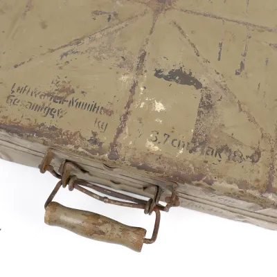 Luftwaffe 3.7 cm Flak 18 Ammunition Box with Interior Rack – image 5