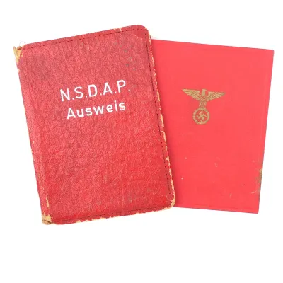 NSDAP Membership Booklet & Cover