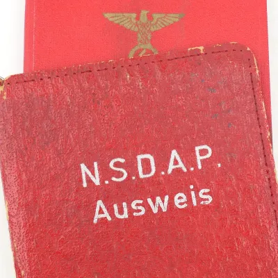 NSDAP Membership Booklet & Cover – image 2