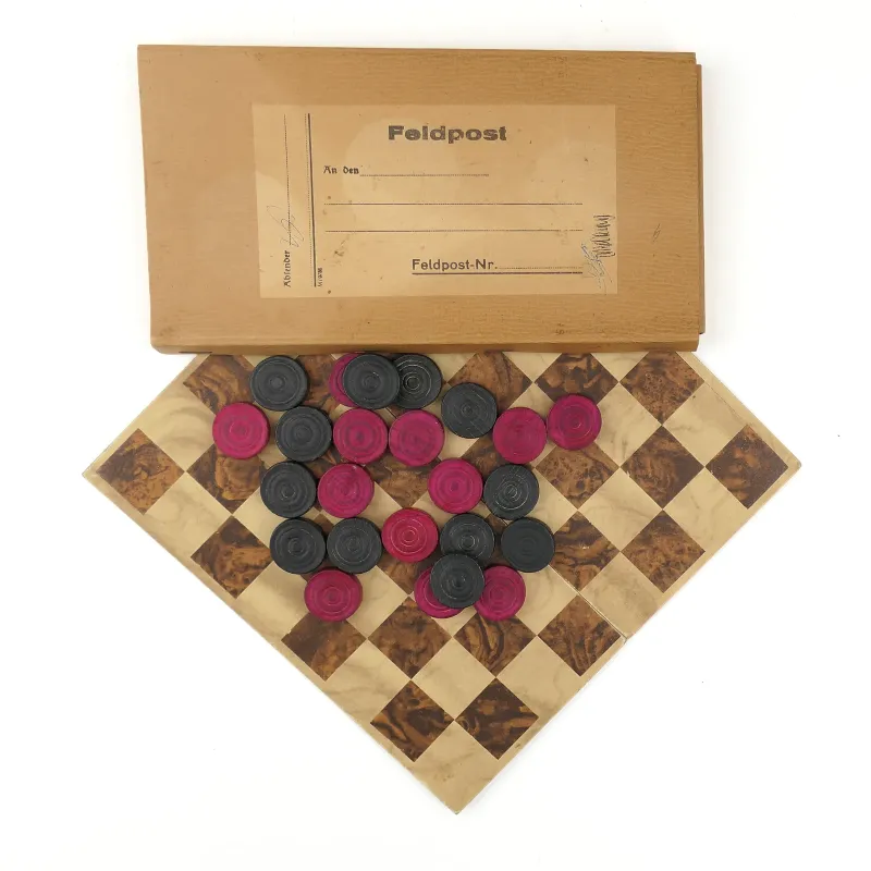 Wehrmacht 'Dame-Mühle' Feldpost Boardgame