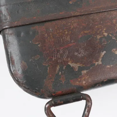 Wehrmacht Egg Grenade Transport Box with Interior Rack – image 11