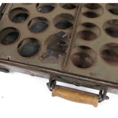Wehrmacht Egg Grenade Transport Box with Interior Rack – image 5