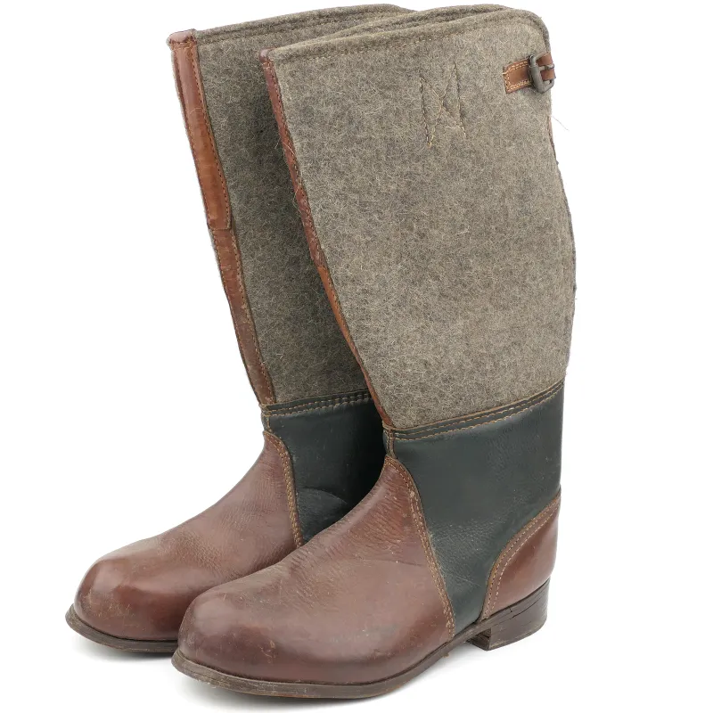 Wehrmacht Felt & Leather Winter Boots