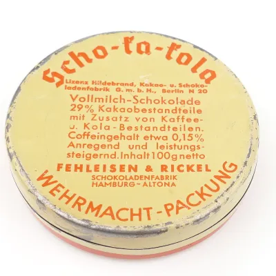 Wehrmacht 'Scho-ka-kola' Ration Tin 1939 – image 5