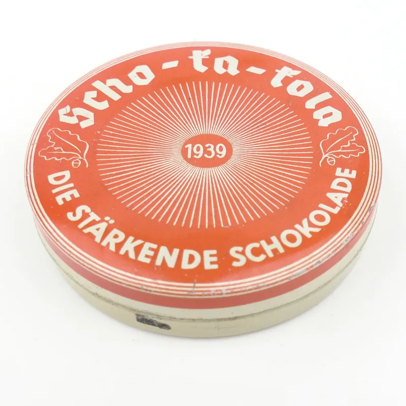Wehrmacht 'Scho-ka-kola' Ration Tin 1939