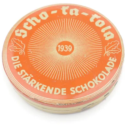 Wehrmacht 'Scho-ka-kola' Ration Tin 1939