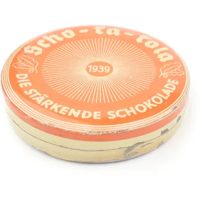 Wehrmacht 'Scho-ka-kola' Ration Tin 1939 – image 2