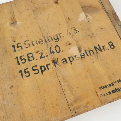 Wehrmacht Wooden M24 Stick Grenade Transport Box – image 3