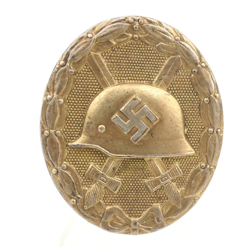 Wound Badge in Gold '30' - wide pin