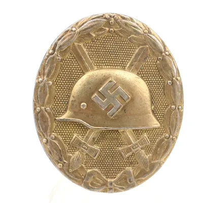 Wound Badge in Gold '30' - wide pin