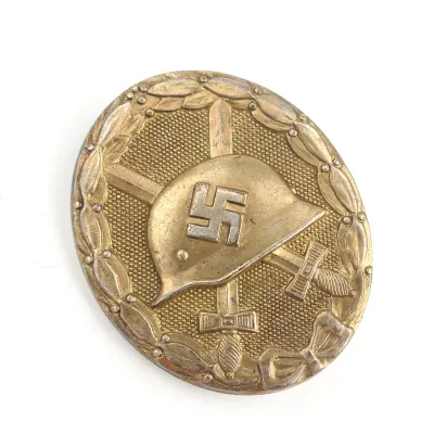 Wound Badge in Gold '30' - wide pin – image 2