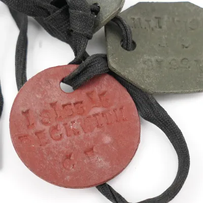 WW2 British Dog Tags to 'Beckwith' – image 2