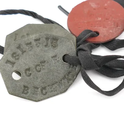 WW2 British Dog Tags to 'Beckwith' – image 3